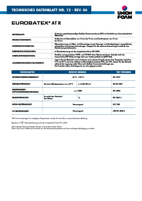 TECHNISCHES DATENBLATT