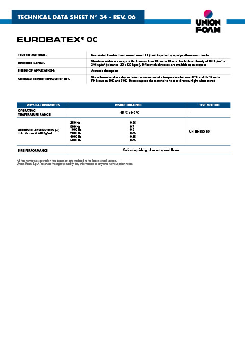 TECHNICAL DATA SHEET