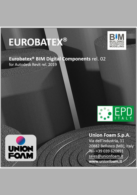 UNION FOAM • EUROBATEX® Tubi e lastre isolanti prodotti in elastomero  estruso ed espanso (FEF)